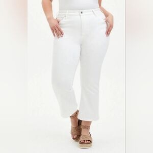 Torrid White Ankle & Cropped Jeans